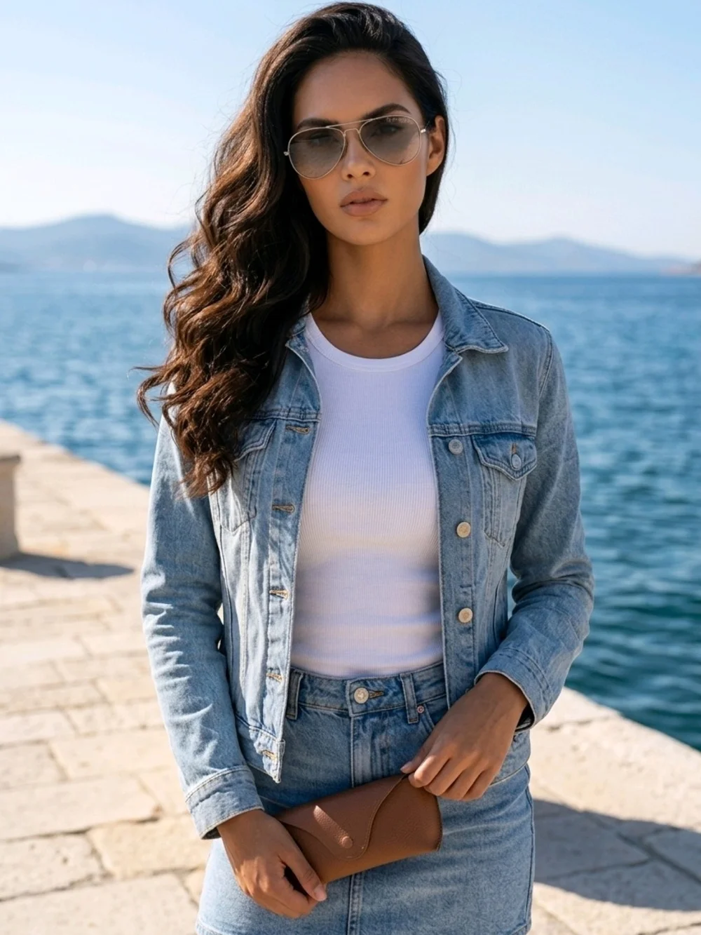 Rare Ray-Ban Bausch Lomb Aviator Sunglasses Silver Gray Blue Gradient Lenses